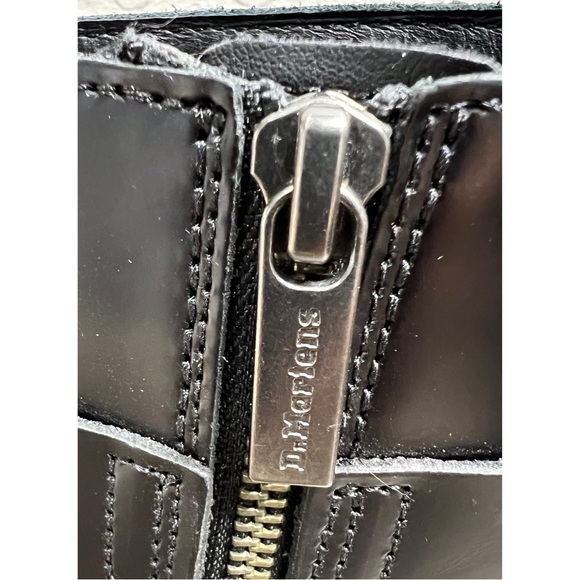 Dr. Martens Unisex Jaime’s Black Leather combat Harness Boot Size M 9 W 10 - Picture 6 of 9